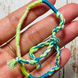 Neon Macrame Wrapped Bracelet (Free w/ Bundle)